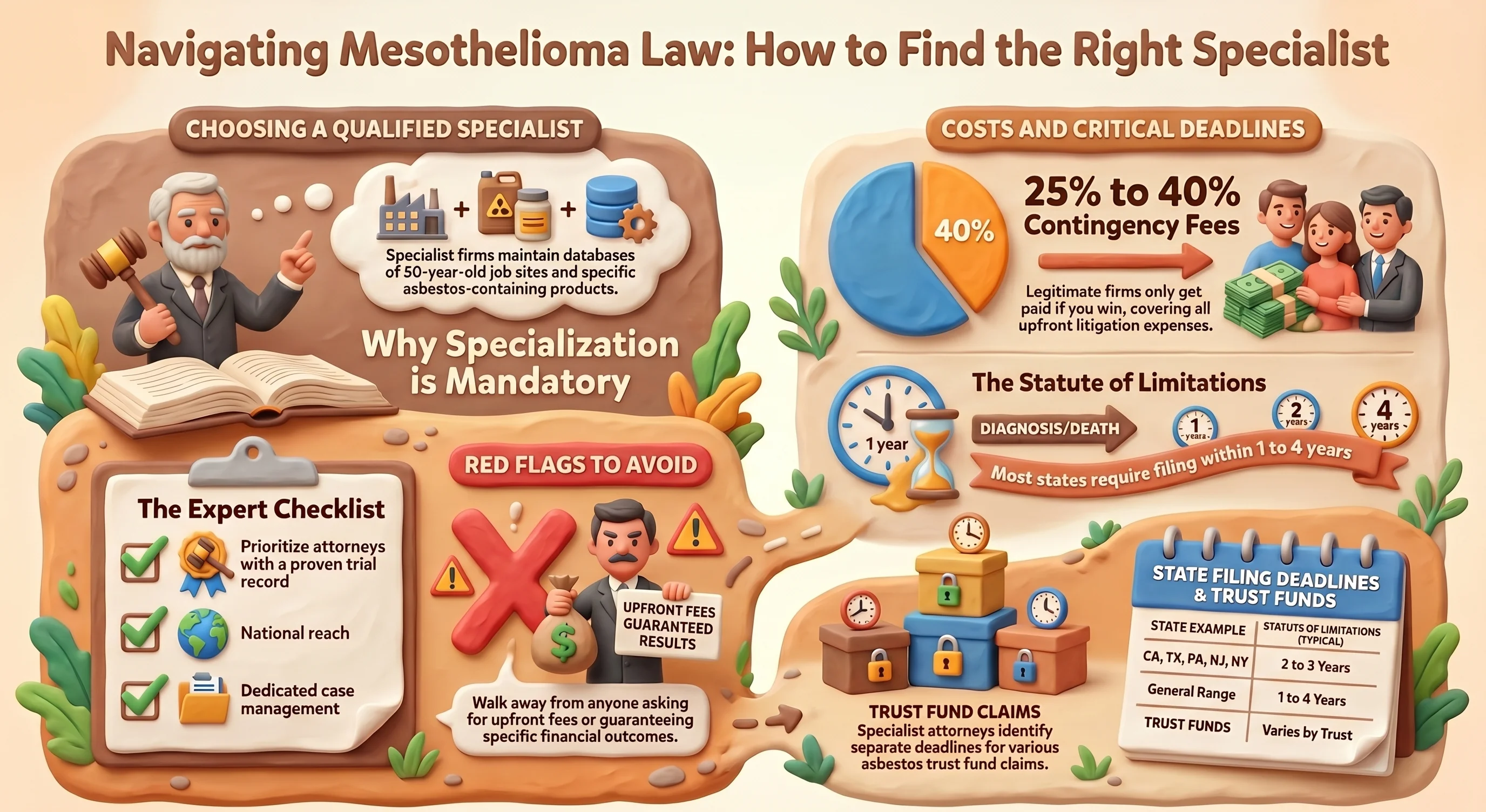 Mesothelioma patient consulting with a specialized asbestos lawyer about legal compensation options and filing a mesothelioma lawsuit